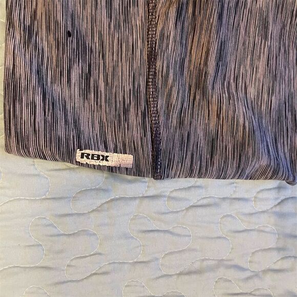 RBX Women's Gray Space Dye Leggings Size L Yoga Gym Running Activewear - Picture 6 of 7
